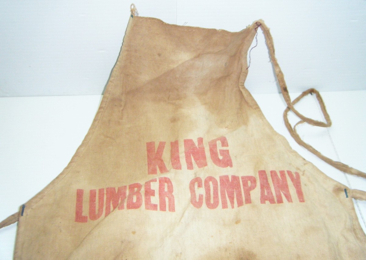 Vintage King Lumber Company Work Apron | eBay