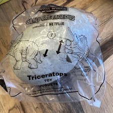 NEW McDonald's Happy Meal Jurassic World Camp Cretaceous 8 Triceratops