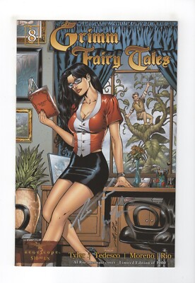 Grimm Fairy Tales (Zenescope 2005) #8 (2006) Al Rio 1/1000 Variant Signed 2X NM