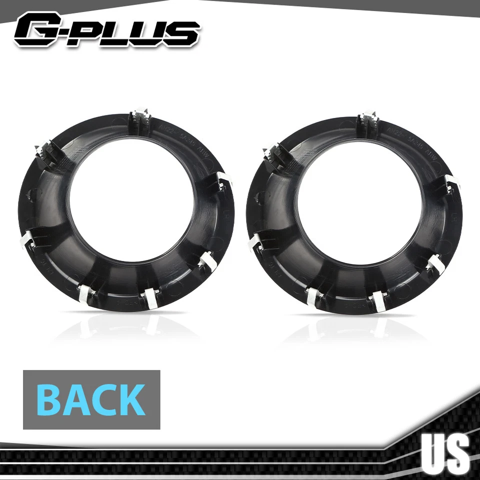 1 par de faros antiniebla bisel izquierdo y derecho negro apto para Land Rover LR4 2010-14 Foto 3 de 4