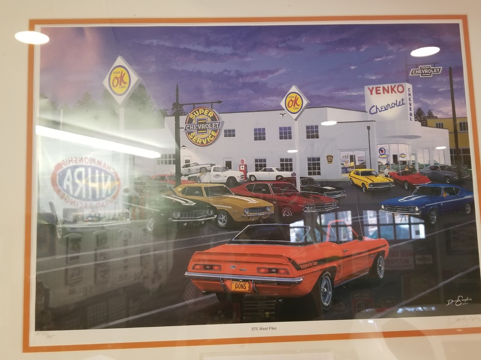 David Snyder Car Art 575 West Pike AP 52 of 95 Large Collection