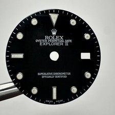 Rolex Explorer 2 II dial 16570 16550 black vintage damaged