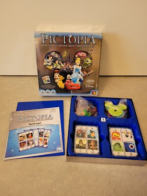Asmodee Wonder Forge: Disney PICTOPIA Das grosse Bilder-Quiz-Familienspiel!