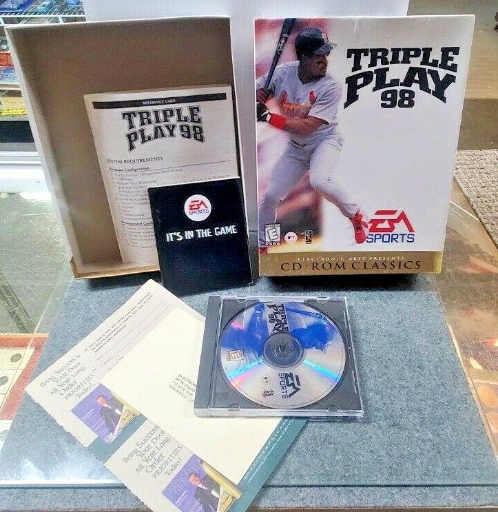 EA Sports Triple Play 1998 PC CD Rom Computer Game (FC12-2-G767