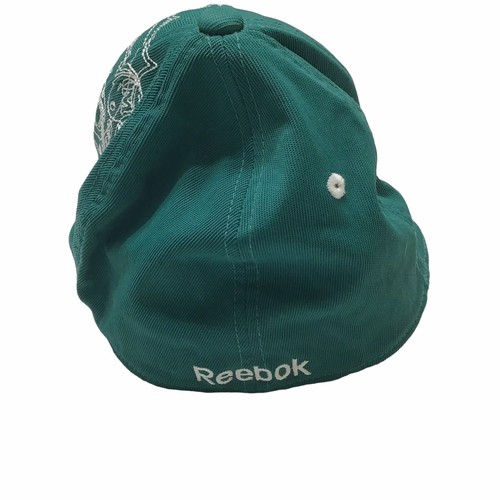 Miami Dolphins Hat Cap Fitted Reebok Teal Green NFL Football Embroidery Size S/M - Picture 3 of 13