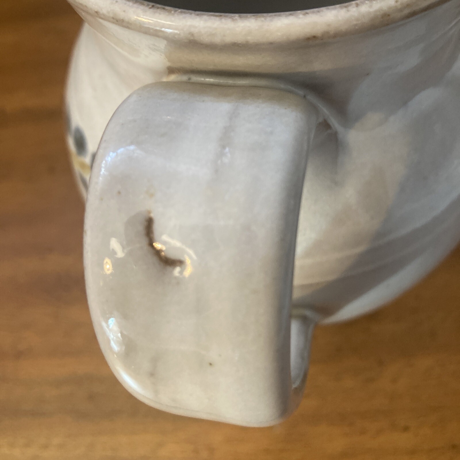 Jugtown Ware Pottery Pitcher Glazed 7.25” Vintage 1979