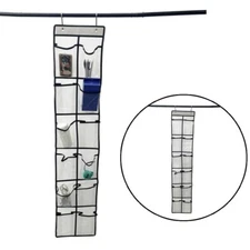 12 Pocket Over the Door Organizer Hanging Storage Holder Closet Storage Bag