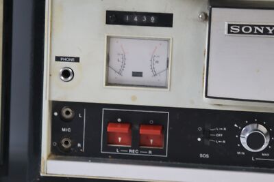 HS, en panne : Magnetophone , Lecteur de bande vintage SONY
