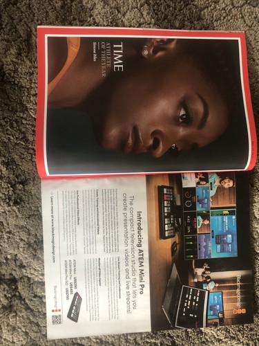 Time Magazine 27. Dezember 2021 Elon Musk Raumschiff Tesla Simone Biles Boca Chica - Bild 5 von 12