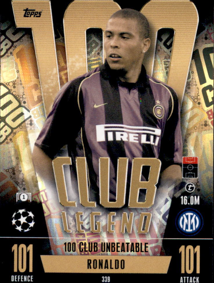 激レア【新品・タグ付】レアル クリロナ 09-10  CL仕様 Champions League EXTRA 2023/24 Card 339 - Ronaldo - 100 Club