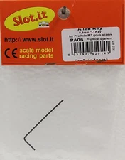 Slot.it SIPA06 Allen Wrench 0.9mm L Key for ProAxle M2 Grub Screw 1:32 Slot Car