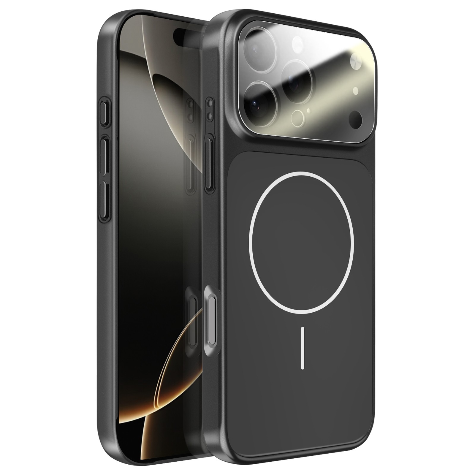 Coque iPhone 16 Pro antichoc qui protège les objectifs contre les rayures du quotidien
