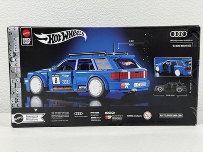 Mattel Brick Shop Hot Wheels '94 Audi Avant RS2 Building Toy Kit