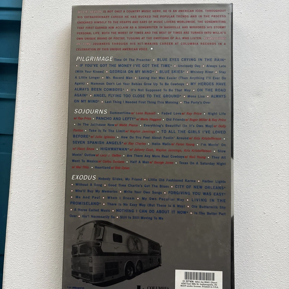 WILLIE NELSON: Revolutions of Time The Journey 1975-1993 3 Cd Boxed Set 1995 - Image 4 of 4