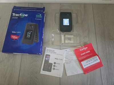 TCL Flip 3 T435D 16GB  Gray TracFone Flip Phone 