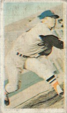Baseball Player TV Quiz 2401/715/3 Old Japan Menko Card Japanese Vintage