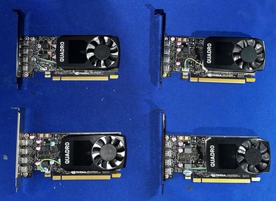 Nvidia Quadro Mix Graphics Card 4x MiniDP P1000 P620 P600 - Tested/Good Lot of 4