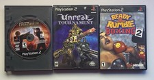 PS2 PlayStation 2 Games Lot - Unreal Tournament, Star Wars, Ready 2 Rumble