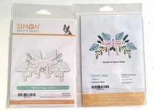 Simon Says Stamp! FESTIVE SWAG Bundle Layering Stencils & Die