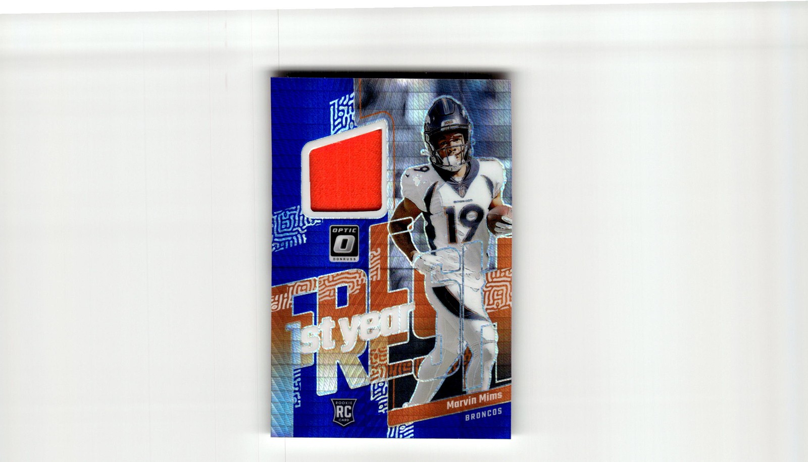 2023 Donruss Optic Marvin Mims 1st Year Fresh Blue Hyper #FYF-MM