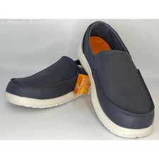 Navy Frisco Pro Oiled Nubuck Men's Size 10 Comfortable Casual Deck Boat Loafer