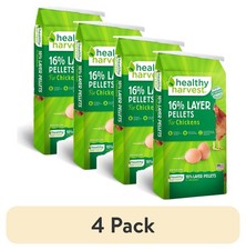 4 pack 16 Layer Pellets Feed Egg Laying Chickens 40 lb bag