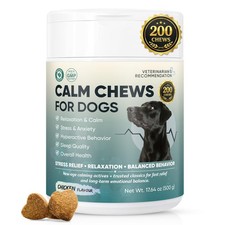Calming Chews for Dogs 200ct - Stress  Anxiety Relief Soft Treats for All Sizes