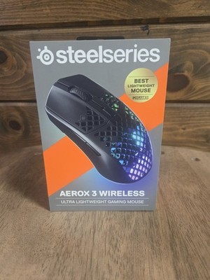 SteelSeries Aerox 3 Wireless Gaming Mouse Ultralight RGB Lighting 62612 - Onyx