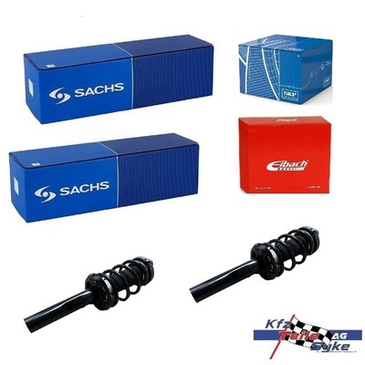 2x SACHS STOSSDÄMPFER MIT EIBACH FEDERN VORNE KOMPLETT VORMONTIERT FÜR VAG