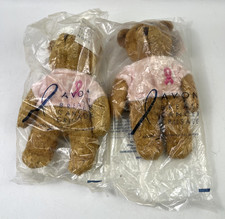 Avon 2001 Pink Ribbon Shirt Breast Cancer Bear Awareness Crusade 6.5 Plush