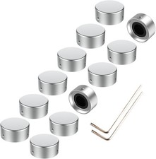 Footswitch Topper Guitar Pedal Button Caps with 3 Set Screws and Protective F...