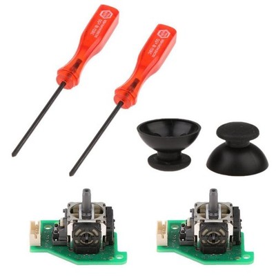 Thumbstick Caps+Left Right Stick Y/+Screwdrivers Tool  For Nintendo Wii U