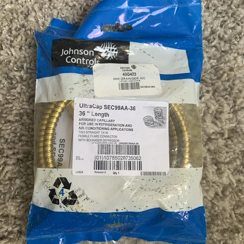 Johnson Controls SEC99AA-36 Ultra Cap Armored Capillary SEC99AA36 
