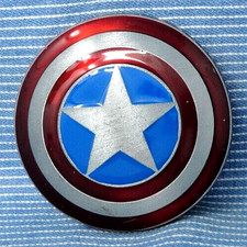Captain America Star Shield Belt Buckle Marvel Comics Superhero Cosplay .TWY895