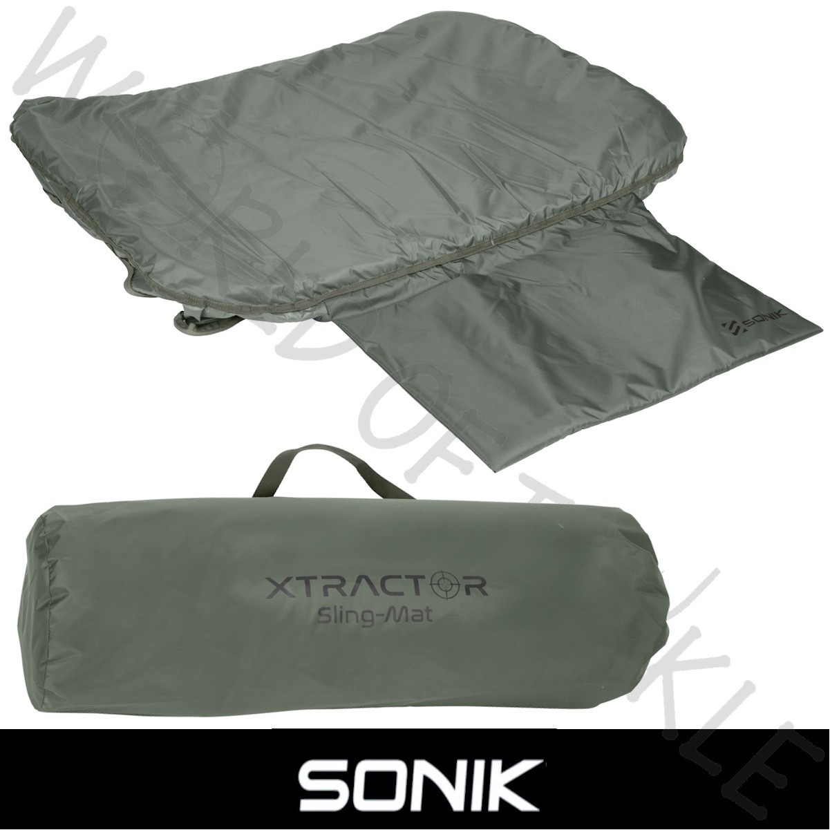 SONIK Xtractor Unhooking Sling Mat and Weigh Sling Combined Padded Carp Fishing