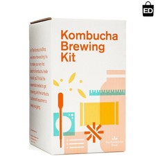 Luxurious Organic Kombucha Starter Kit with All Brewing Essentials - 1 Gallon
