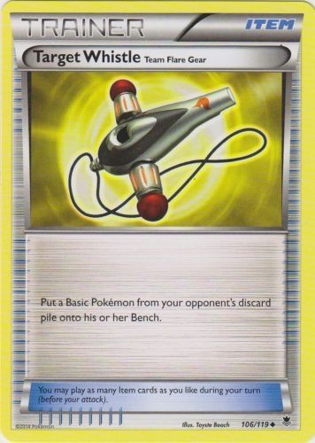 Target Whistle - 106/119 - Uncommon NM, English Pokemon Phantom Forces