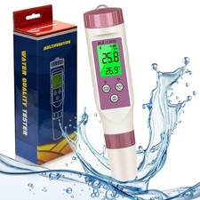 7-in-1 Digital pH Meter Tester - High Accuracy pH/TDS/EC/ORP/Temp for Water, Hyd