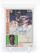 SHED LONG 2019 TOPPS UPDATE 1984 AUTO ROOKIE RC #84A-SL MARINERS Q5537