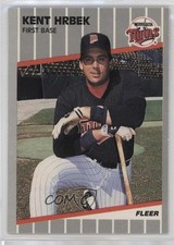 1989 Fleer Glossy Kent Hrbek #116 0b7