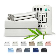 Tafts Full Sheets Set, Pure 100 Viscose derived from Bamboo Bed Sheets Set, ...