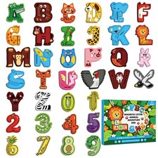 Magnetic Letters and Numbers Animal Cute Fridge Magnets ABC Alphabet Magnets