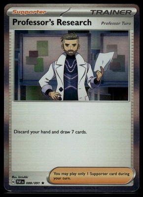 Professor's Research - Rare SV: Paldean Fates 088/091 Holo NM