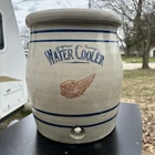 Antique Red Wing 5 gallon Water Cooler Stoneware Crock Minnesota Jug Pottery