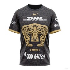 Personalized LIGA MX Pumas UNAM Shirt 3D 2023 2024 Away Dia De Muertos
