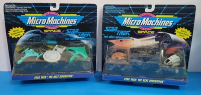 (2) Galoob Micro Machines Space Star Trek: The Next Generation #3 4 Lot 1993 - Image 1 of 4