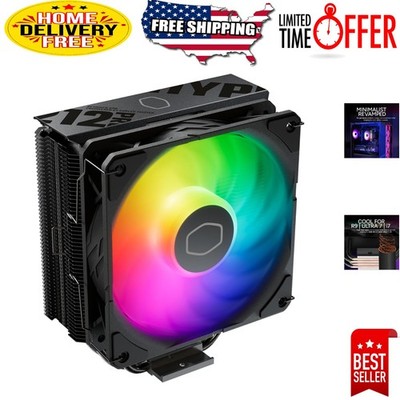 Hyper 212 Pro Air Cooler with 4 Copper Heat Pipes & Sleek Design