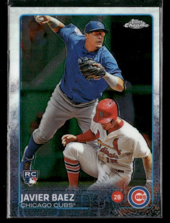 2015 Topps Chrome #89 Javier Baez Chicago Cubs