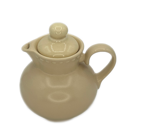 Dansk Rondure Creamer and Lid Wheat Yellow Japan - Picture 2 of 4
