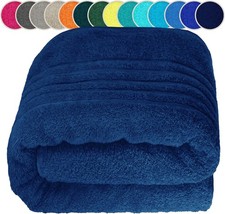 Extra Large Bath Sheet 100x200cm Egyptian Cotton Soft XXL Super Jumbo Bath Sheet